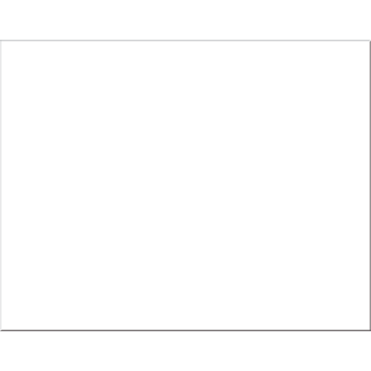 Pacon® White Railroad Poster Board, 22" x 28", 25 Sheets